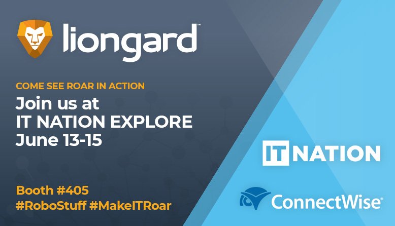 LiongardHQ's tweet photo. It's here! We're in Orlando and excited to see everyone. Come by our booth #405 for #RobotStuff 😏 #MakeITRoar 🦁 @TheITNation https://t.co/zxDXarkJ54