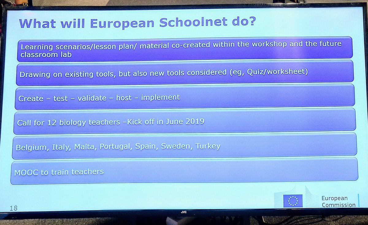In promoting #alternatives the earlier we start #education the better the results #ECVAM project under EP Pilot targets educators already at #highschool level, not forgetting universities & early career scientists #FELASA2019 #3Rs #dir201063 Excellent partner  #EuropeanSchoolnet