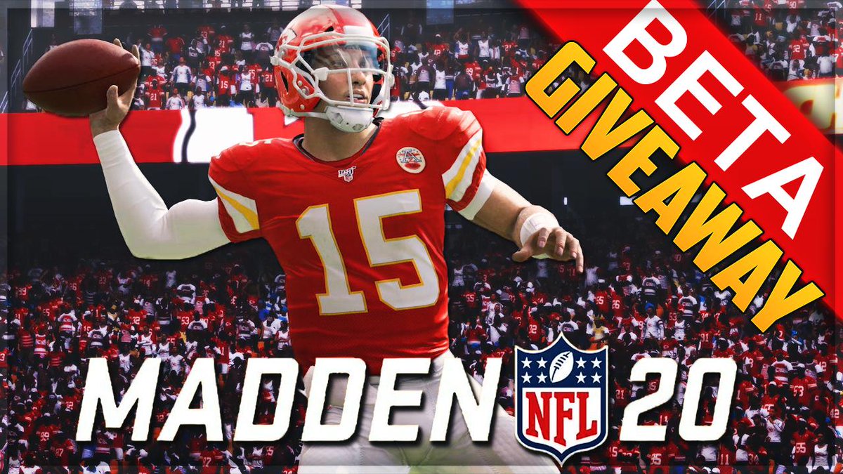 PAPAxC4's tweet image. Last night was crazy, wanna give away more Madden 20 beta codes tonight. All you need to do:
1) FOLLOW + RT
2) PLAYER, YOU'RE MOST EXCITED TO USE IN #Madden20
3) WHAT CONSOLE YOU WANT THE CODE FOR
Winners will be DM'd.