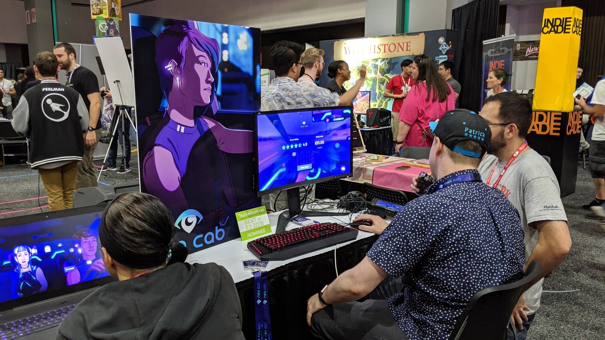 IndieCade's tweet photo. IndieCade #e3 showcase games @diceydungeons and @neocabgame are also @TechRaptr Best of #E32019 nominees, plus @LemnisGate is nominated for Unreal Awards as both Outstanding Original Game and Unreal Underdog! @ascendvr is Best of E3 by @mashable! Congrats on an incredible year! https://t.co/eJfRKraF1i