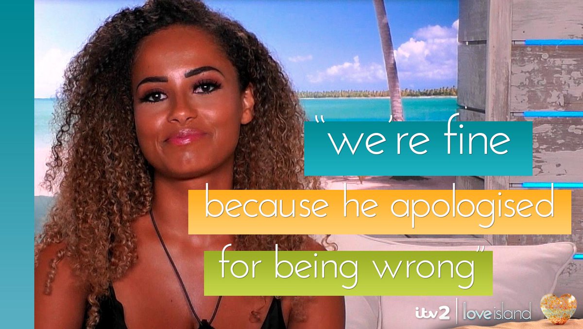 When he challenges you for doing something totally unacceptable. #LoveIsland