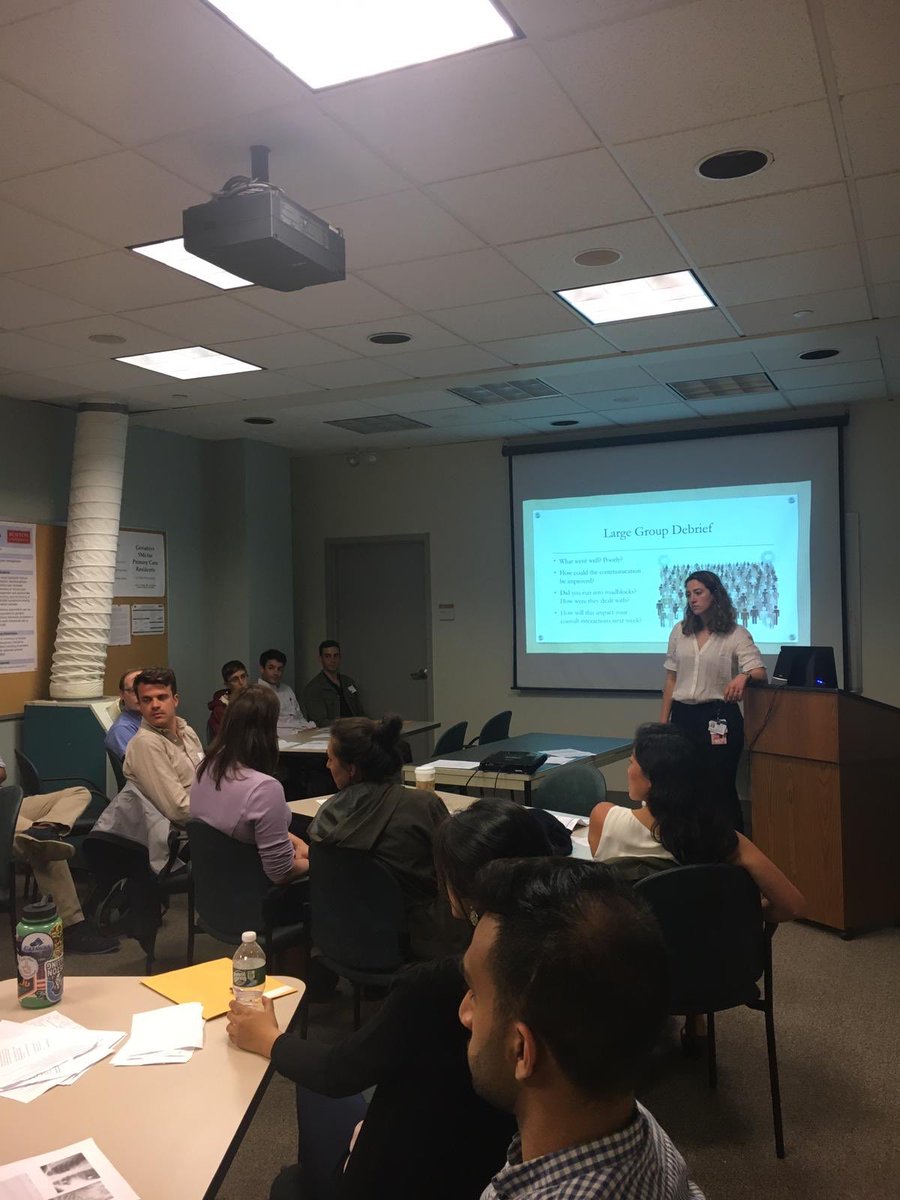 BMC_EM's tweet image. Our residents leading our annual session at @The_BMC hospital-wide intern orientation on how to consult and be a good consultant! When times are rough, keep in mind that we are all working toward the same goal of caring for our very special pt population. #interns #orientation