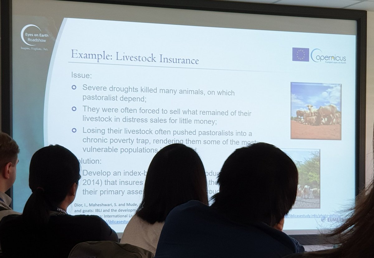 nazli_al's tweet image. #indexbasedinsurance was mentioned  today in Dr. Joerg Schulz's lecture at the @eumetsat @CopernicusEU #EOEroadshows as a solution for the communities affected by #drought.

#insurance
#ClimateCrisis
#earthobservation
#Act4SDGs
#SDGs
#CropsInsurance