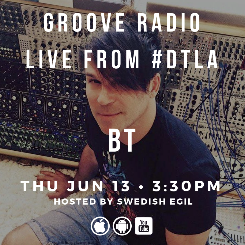 SwedishEgil's tweet photo. TODAY on #GrooveLIVE: going to chat with @bt as he tours with @howardjones - plus music from his band @thesilence with @christianburns_👍🦅 https://t.co/iHQvPEUqtU