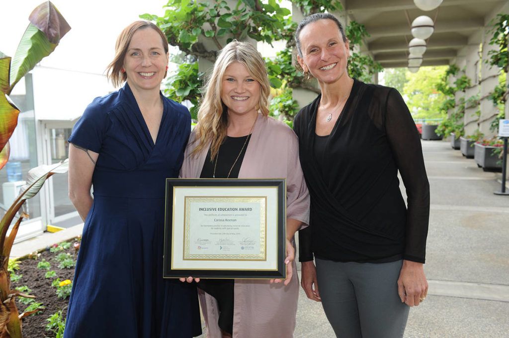 Congratulations to Maple Ridge teacher, Carissa Keenan for receiving the 2019 National Inclusive Education Award! bit.ly/2EJ4dmK <a href="/sd42news/">School District No. 42</a>