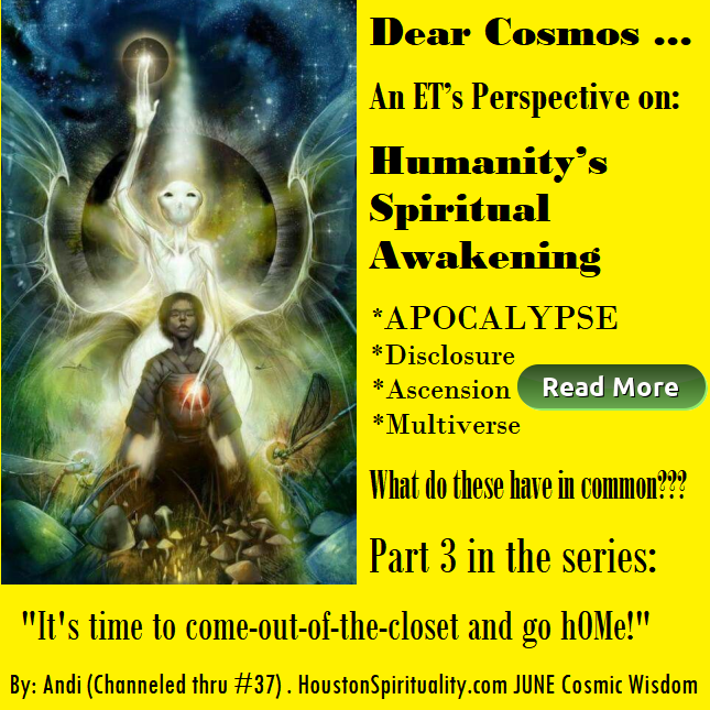 HouSpiritMag's tweet photo. Dear Cosmos wraps up a 3-part series on Humanity's Spiritual Experience, Apocalypse. #ET #UFO #UFOs #estraterrestrials #outerspace #ETcommunication https://t.co/br09NZfKoR https://t.co/oc7r5ecDgt