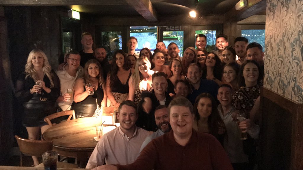 U8I area night out..... work hard, reward hard work 🍾 🎉