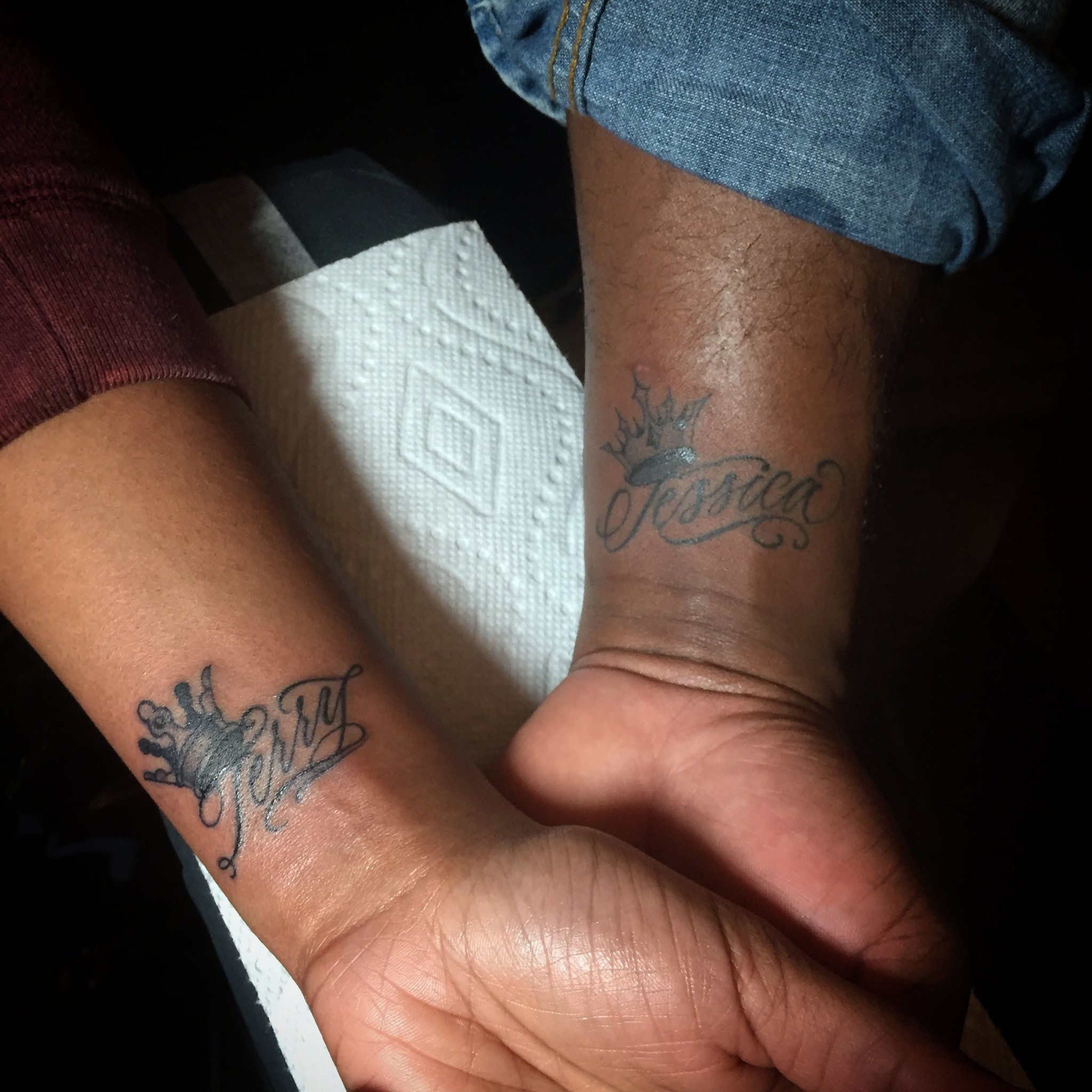 Couple tattoos  Couple tattoos unique Girlfriend tattoos Wife tattoo