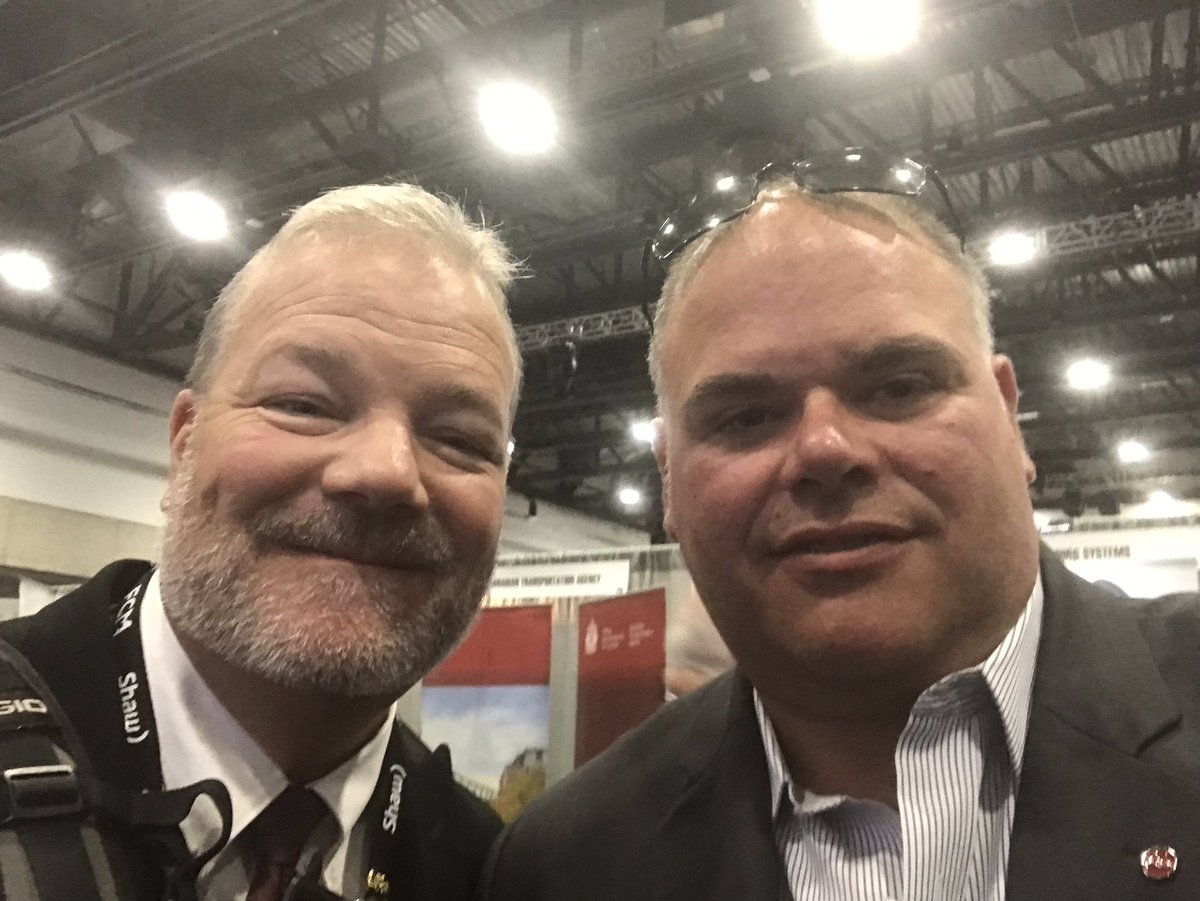 So glad to do #FCM2019 with <a href="/juststeveagain/">Steve Christie</a> nearby. Needed his wit to balance @MayorPeterBrown
