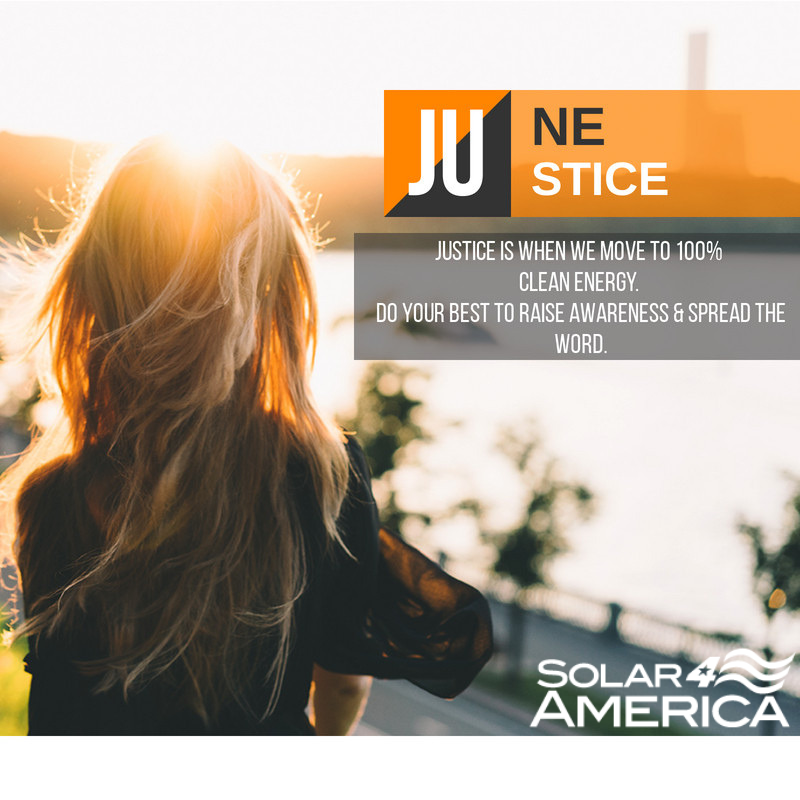 s4aofficial's tweet photo. Help spread the word about moving to 100% clean energy! 

#junejustice #solar4america #cleanenergy https://t.co/rqhBXnCPb7