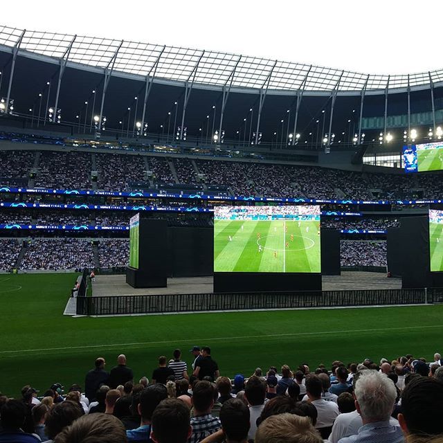 Nick_Bruni's tweet photo. It's not Madrid but it'll do! #coys #tottenham #spurs #championsleague https://t.co/6vsLqRpcze https://t.co/6BlkfcWojp