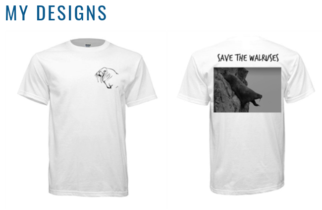 WalrusAwareness's tweet photo. Hey everyone! If you love Walruses like we do, then show your support with a $15 Save the Walruses T shirt! https://t.co/5C8S5L7vHZ