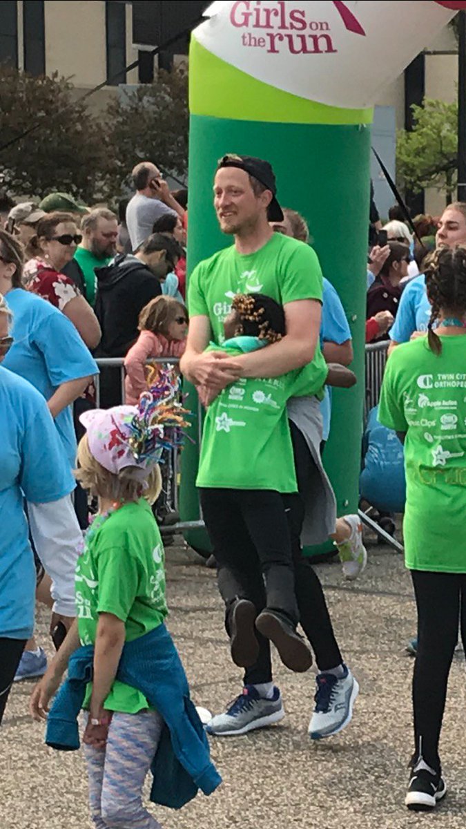 s_draayer's tweet photo. Some photos from the finish line at the #gotrtc5k! So proud of all our girls that crossed the finish line today and so grateful for all of our coaches! Way to go team @PalmerLakeElem! #pltweets
@ISD279 @gotrtwincities https://t.co/OEAM8lEh5h