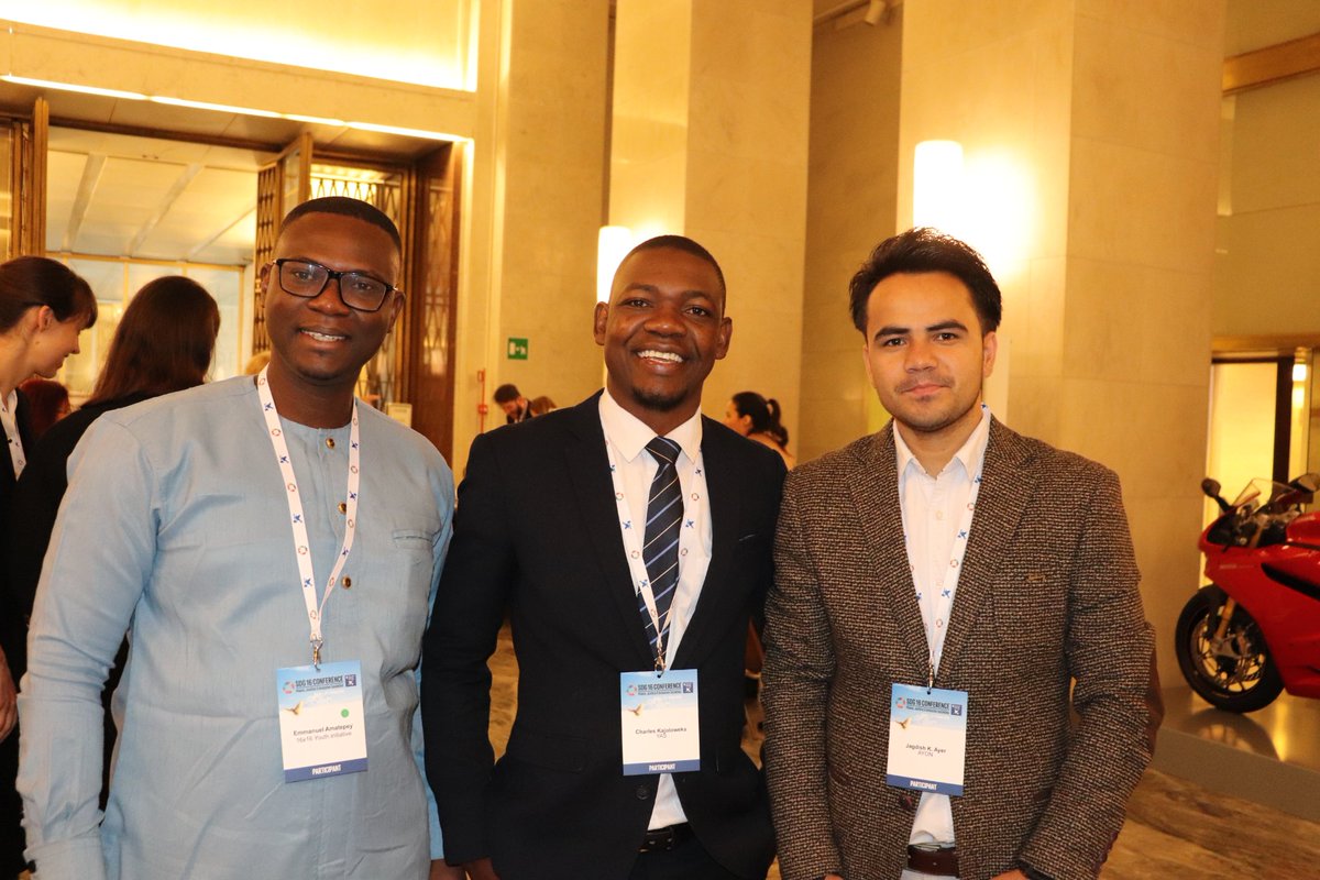 CKajoloweka's tweet photo. @ SDG 16 Conference. Rome, Italy. https://t.co/Z22tqGnoc8