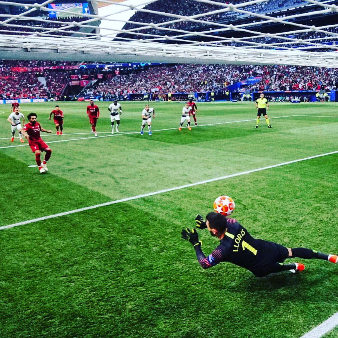 iamSeanAmadi's tweet photo. Super dead match #UCLfinal2018/19 TOT v LIV 0-1 HT. https://t.co/696E5DFO9x