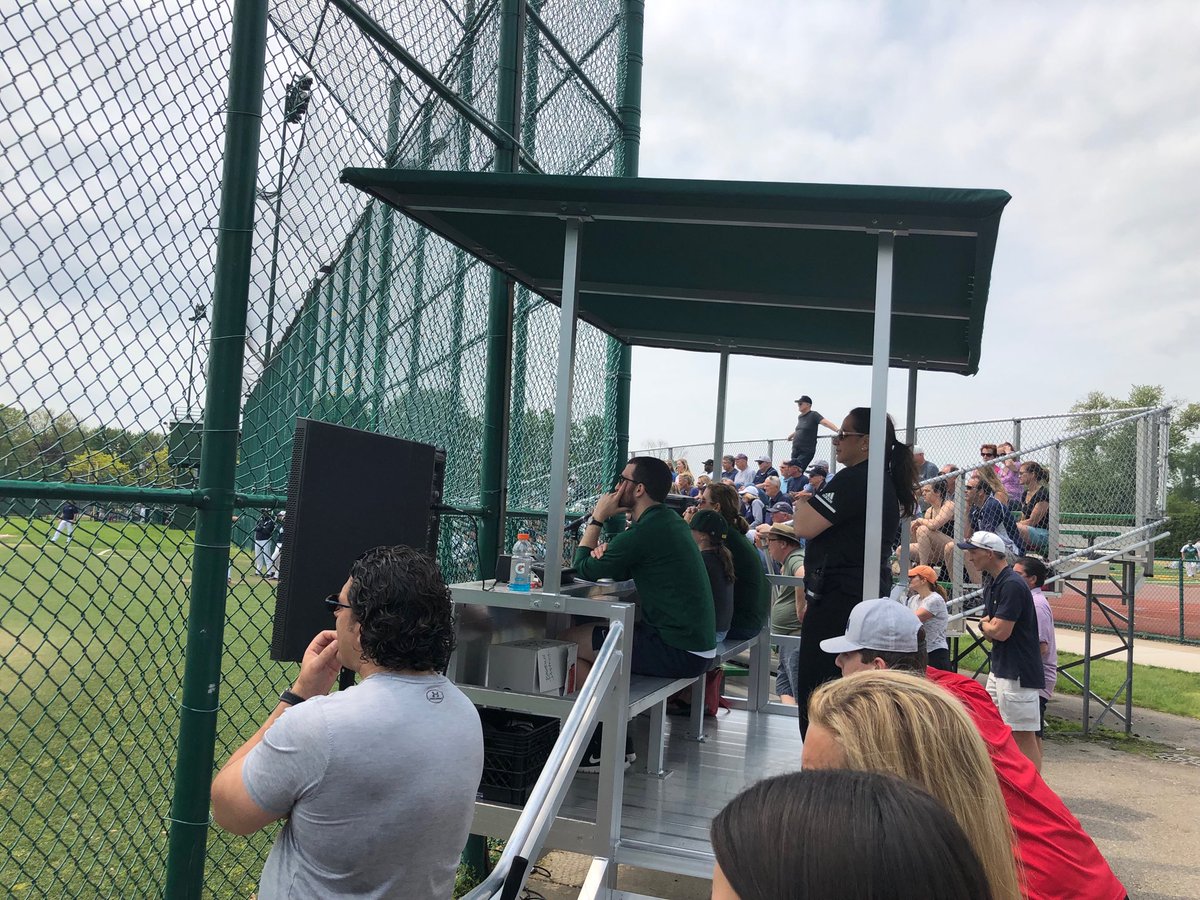 The new Scorers Table was put to good use today during #MHSAA baseball & softball districts at ⁦@GPNHS⁩ !! ⚾️ 🥎