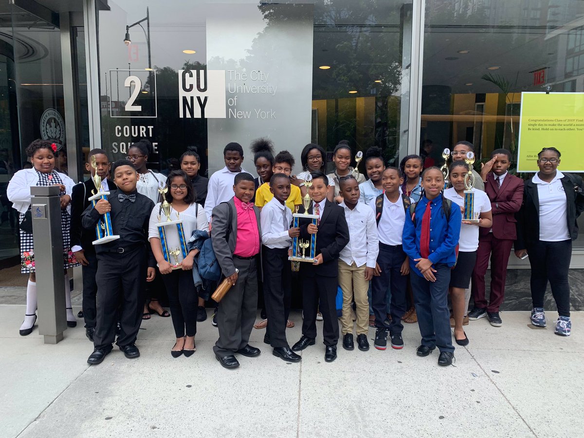 RaevanAskew's tweet photo. Access and exposure allows you to seize opportunities. So proud of our senior debate team who took home honors in our 5th annual trip to the Young Debaters competition. There is brilliance on Bedell Street! #principledleadership #district28 #youngdebaters #access #ps354 https://t.co/yrbI2RtSTC