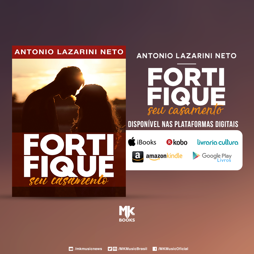 O Pr. Antonio Lazarini escreveu o livro FORTIFIQUE SEU CASAMENTO, agora disponível em #Ebook, onde fala sobre como solucionar conflitos no casamento à luz da Bíblia.  Acesse seu leitor de Ebook preferido e leia! 📚
➡️ gospel.mk/fortifiqueseuc…