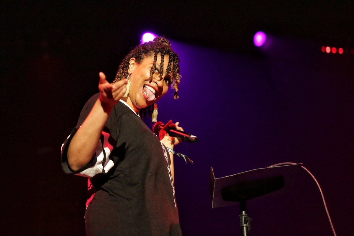 SELF/SEX kicking off with a BANG! Pics from @YoEaves no-holds-barred performance tackling single life to pubic hair. Don't miss today's remaining content including Women, Wellness and Reclamation, the BRAVE showcase. Last-minute tickets here: bit.ly/2HA5xue