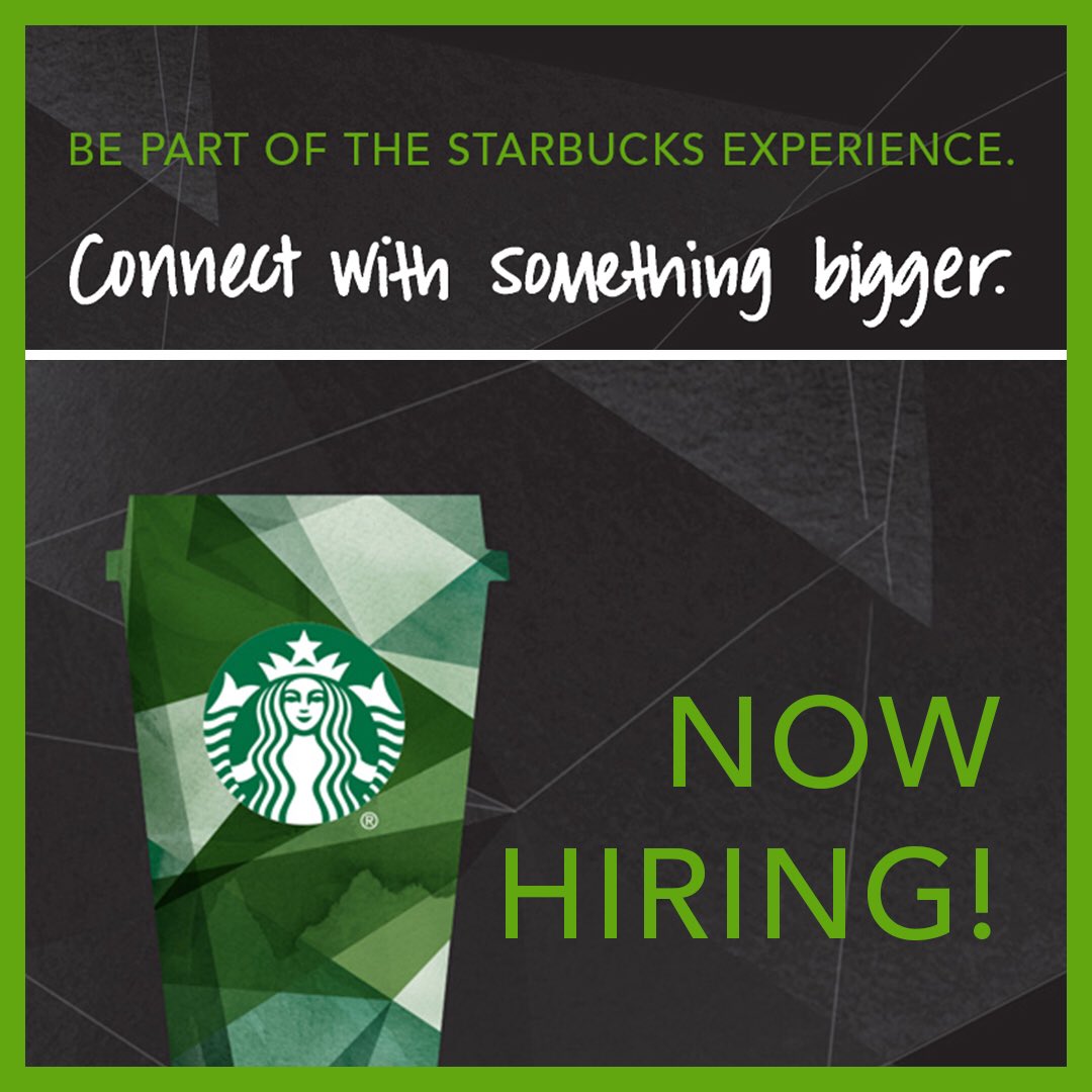 Starbucks YQR Drive Thru on Twitter "NOW HIRING ALL POSITIONS, FULL