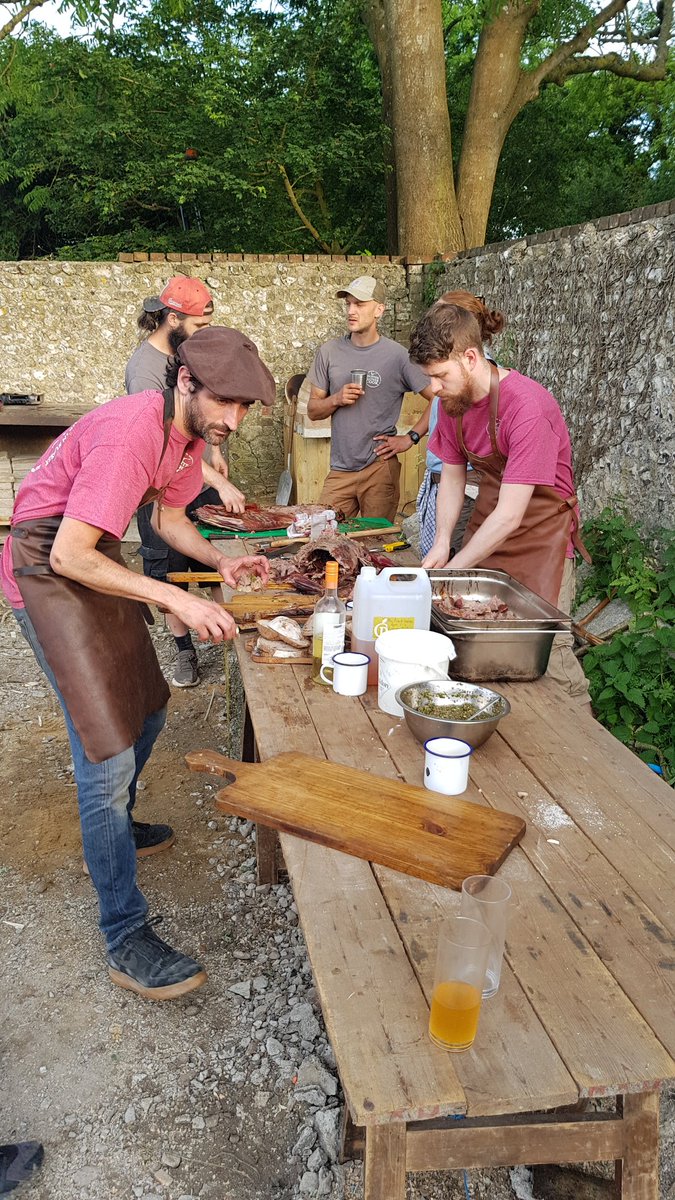 GMCbooks's tweet photo. We were delighted today to celebrate a dual launch for Hunter Gather Cook celebrating Nick Weston's #cookbook & his new barn venue. Well done on a fantastic evening Nick & a massive thanks to you & your team! #HunterGatherCook https://t.co/6E3ArPkXoo