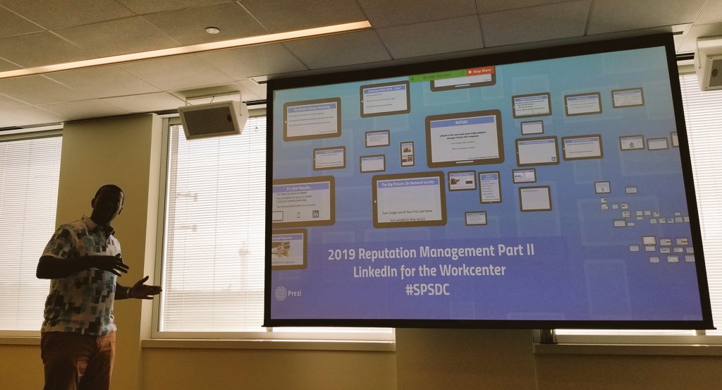 bobbyschang's tweet image. &quot;Reputation is a form of currency&quot; -- @mrshadeed advocating use of social media for biz at #spsdc