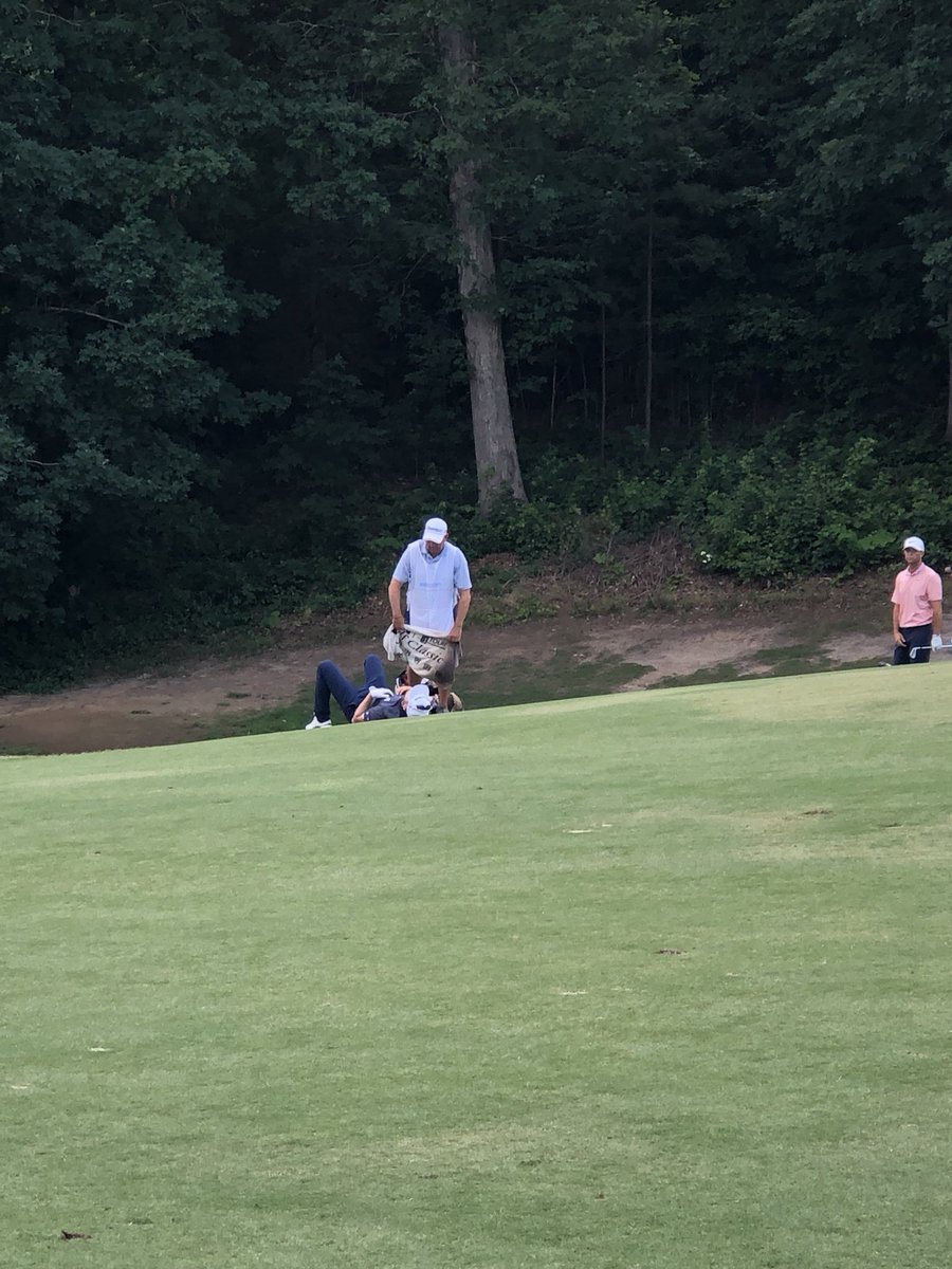 Tour_Junkies's tweet photo. No. That’s not Jason Day on the ground. Just slow play napping on the @WebDotComTour #RexHospitalOpen #PGATour #SlowPlay
What are we even doing people! https://t.co/sPIGkeCHaI