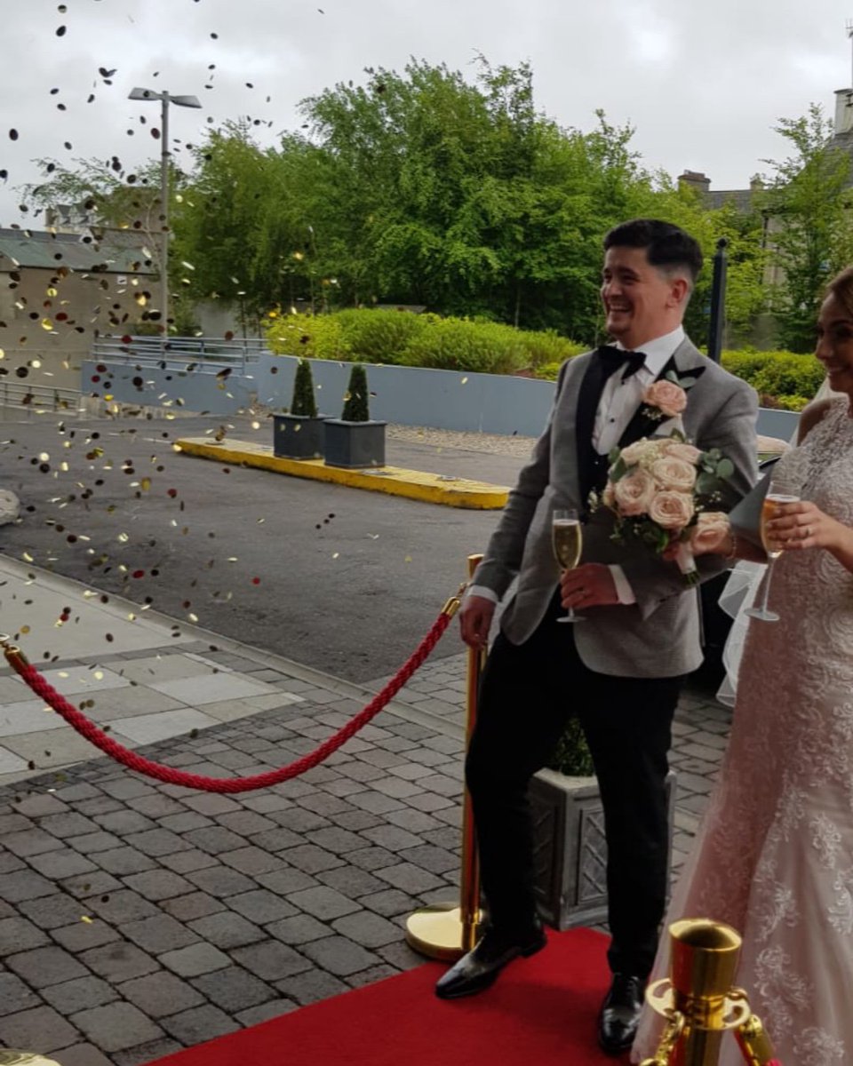 A well deserved guard of honour for our gorgeous wedding couple Mr. &amp; Mrs. Campbell! A week today! #WeddingCongrats #WeddingGoals #WeddingVenueDonegal #WeddingVenueDerry #WeddingVenueDonegal