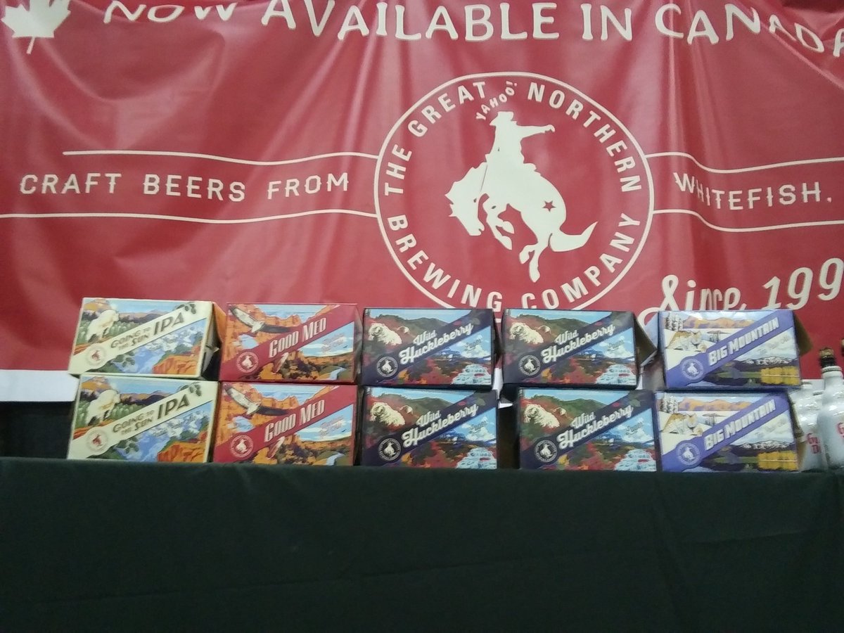 brewing_great's tweet photo. #NowInCanada and on ice at #YEGBEERFEST is award winning beer from @brewing_great ! Visit us at Booth 427 and let's discuss #GoingtotheSun & #BigMountan @SkiWhitefish @WhitefishMTbnb @FlatheadBeacon https://t.co/HtIK6gzU39