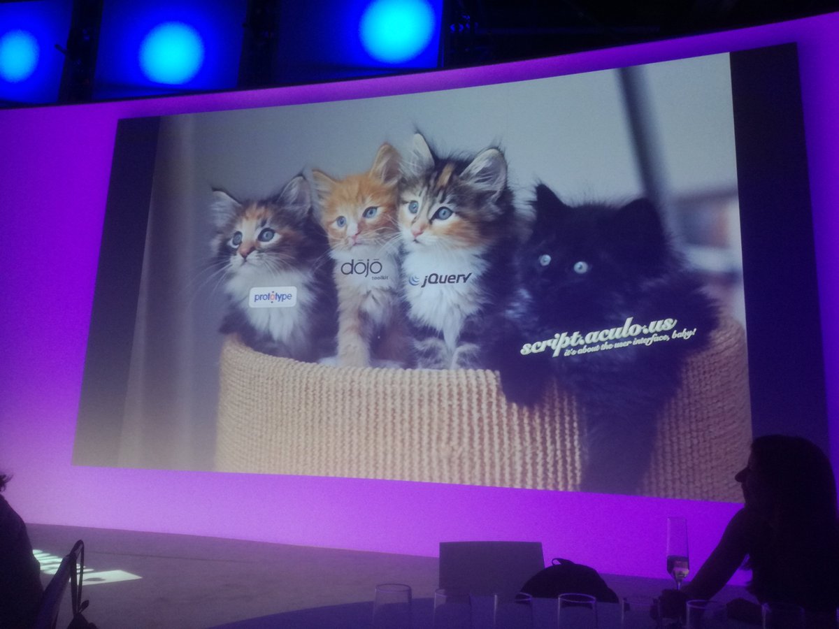 _Timespace's tweet photo. JavaScript circa 2009 #jsconfeu2019 https://t.co/ZdOK4Nk0Mn