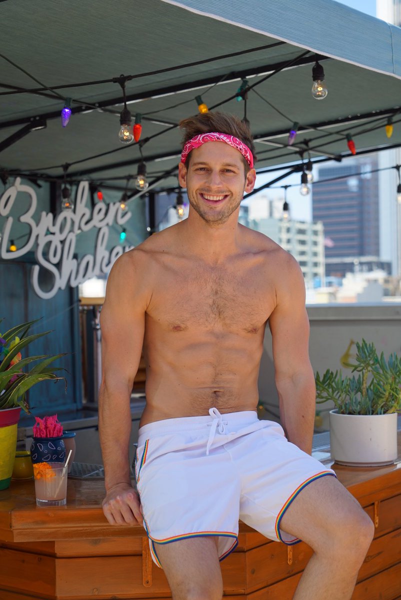 TheMaxisms's tweet photo. If you’re not THIS prepared for pride season then you’re not really ready. Partnering with @freehandhotels and #brokenShaker to create a summer of queer spaces. It starts TODAY at the #LA spot’s rooftop bar #BrokenShaker and continues through #WorldPride in NYC. #pridepartner https://t.co/Gorfu9AzAN