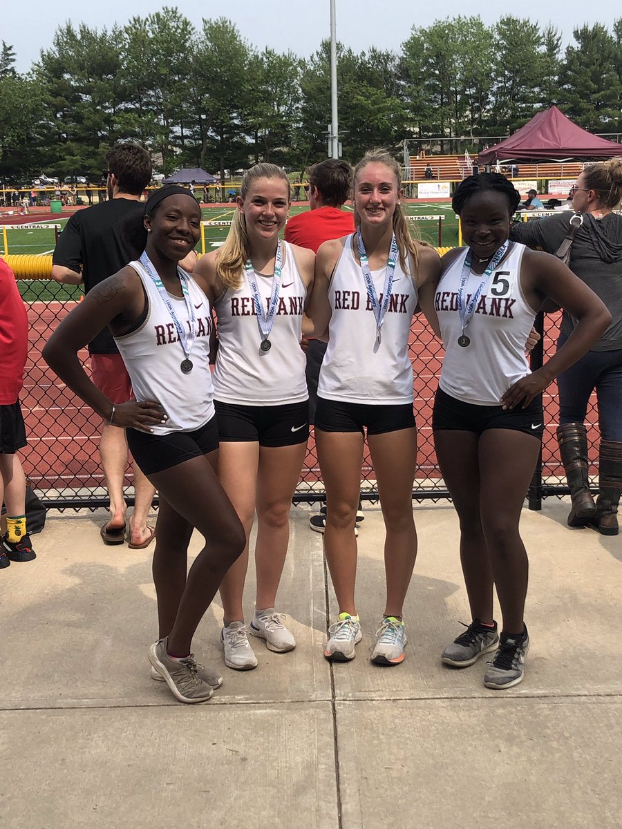 RBR_TRACK's tweet photo. Awesome job today by this group.. Girls 4x100m places 2nd and breaks their own school record with a time of 48.86. And Nigel becomes a back to back Group 3 200m Champion breaking a 12 year school record running a time of 21.27 Great Job!  @njmilesplit https://t.co/F4Bo0zeaxz