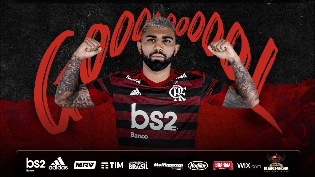 Flamengo's tweet image. JUIZÃO CONSULTOU O VAR E... GOOOOOOOOOOOOOOOOOOOOOOOOOOOOOOOOOOOOOOOOOOOOOOOOOOOOOOOOOOOOOOOOOOOL DO MEU CAMISA 9. VAI, GABIGOOOOOL! #FLAxFOR #WixFla