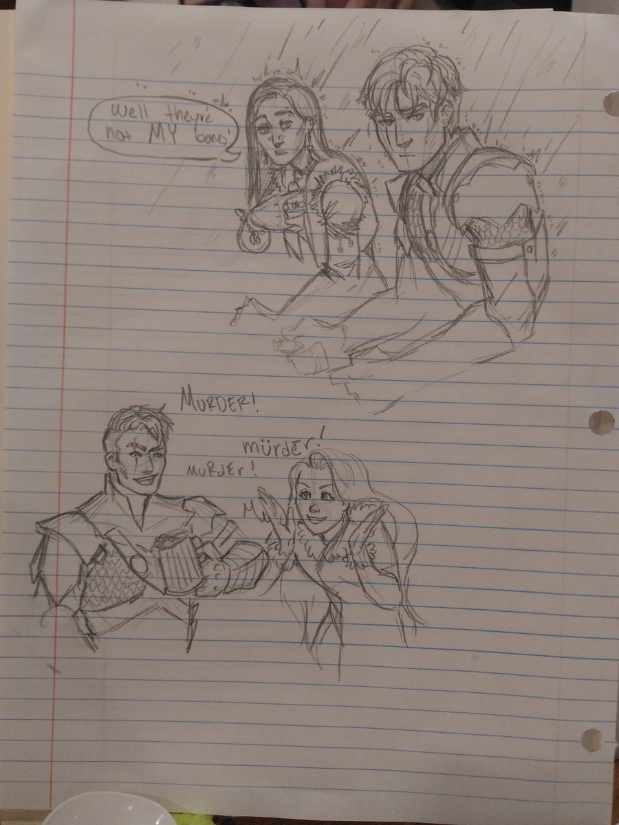 Doin some DND sketchin, some stuff from our session and working on some designs! 