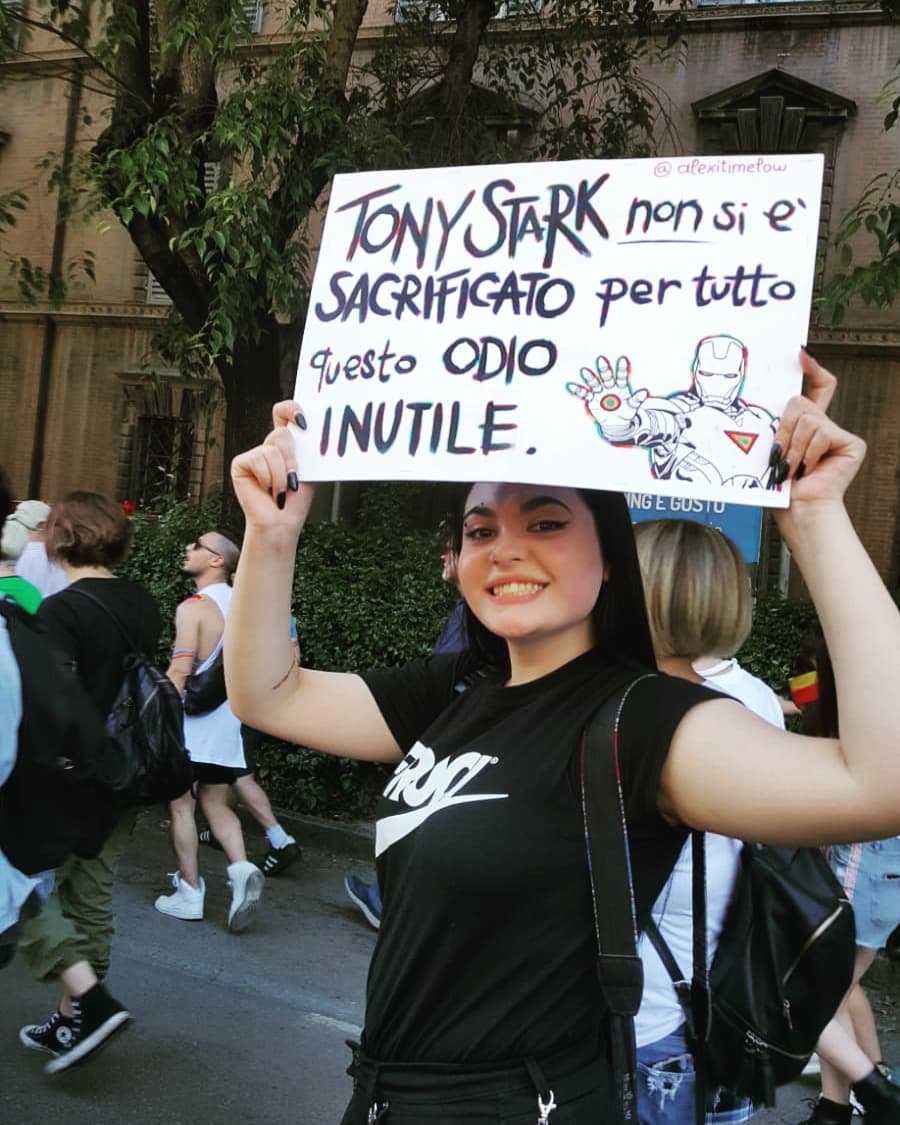 hereitshilary's tweet image. &quot;Tu fontana, noi marea&quot; 🏳️‍🌈❤ #ModenaPride