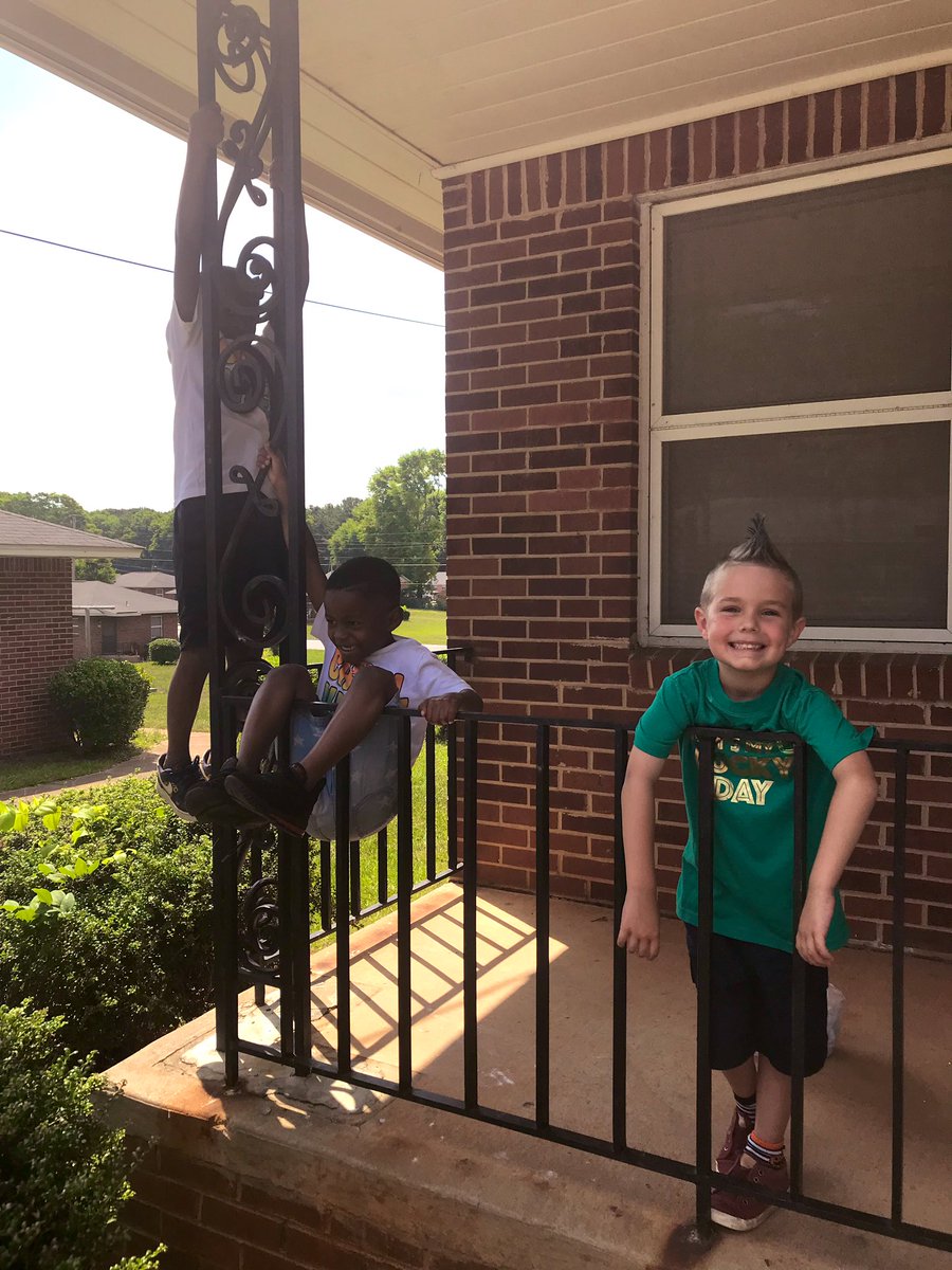 Grilled out for the community and blitzed neighborhoods for vbs. Little Boy got to see his buddy from school! ☀️ #1025church #monroega #vbs2019 #inthewild #waltoncounty