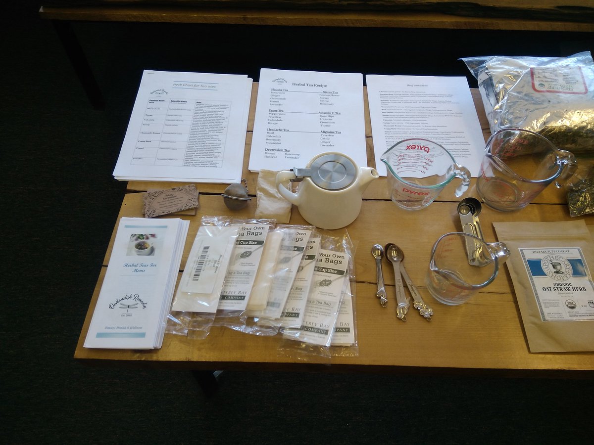 OutlandishRem's tweet image. Come down and make some Outlandish herbal teas with us today at Rooted Coast! We will be until 3pm. Learn some info on healing with teas for free!