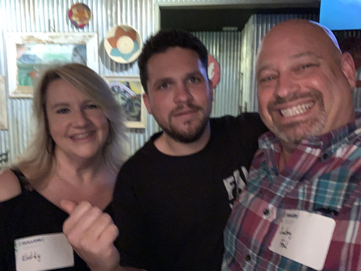 CowboyFal's tweet photo. FALcon 4 in full effect at @HabaneroBlues with @MadDogRadio @EvCoRadio @Babchik @AGBerg12 #FALCon2019 #MorningMenTellAFriend https://t.co/5qlrOqPOyk