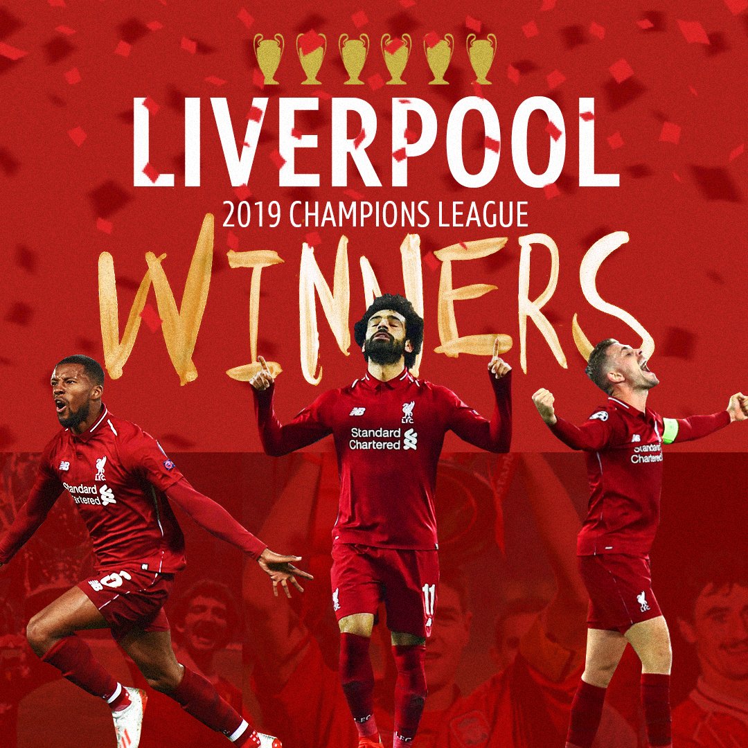 Football On Bt Sport Liverpool Have Done It For The Sixth Time In Their History The Reds Are Champions Of Europe T Co Lzqye8h7vt Twitter Football On Bt Sport Liverpool Have Done It For The Sixth Time In Their History The Reds Are Champions Of Europe T Co Lzqye8h7vt Twitter