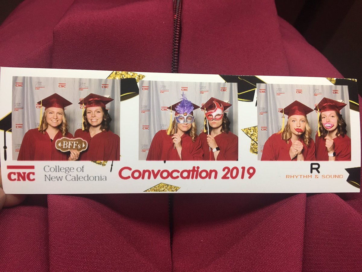 apriloosterhoff's tweet photo. We did the dang thing ๐ฆท ๐ #cncgrad19 https://t.co/44XeMC2t4X