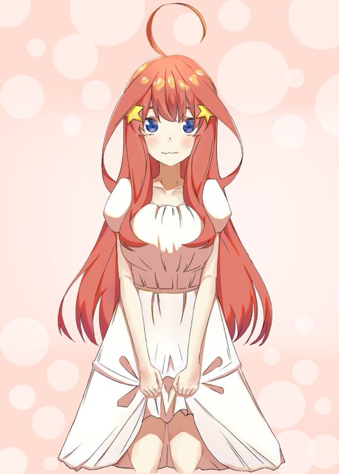 YutoさんがTwitterに投稿した中野五月(五等分の花嫁)のイラスト。