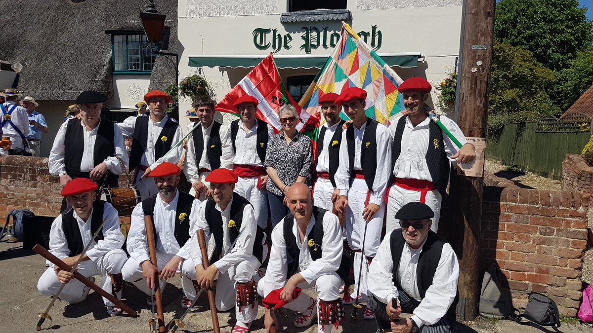 basquechildren's tweet photo. The Association was pleased to be at #Thaxted Morris festival in #Essex this weekend, to see #Basque dancers from Berriz performing. https://t.co/ob2ff9B9EB
