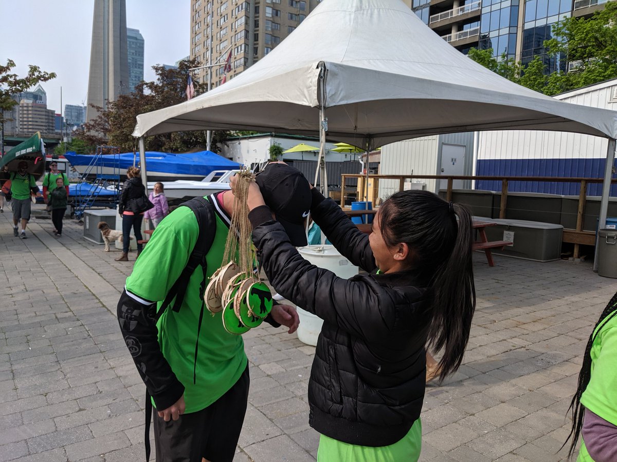 Celebrating our #CanoeHeads2019 participants at the finish line!