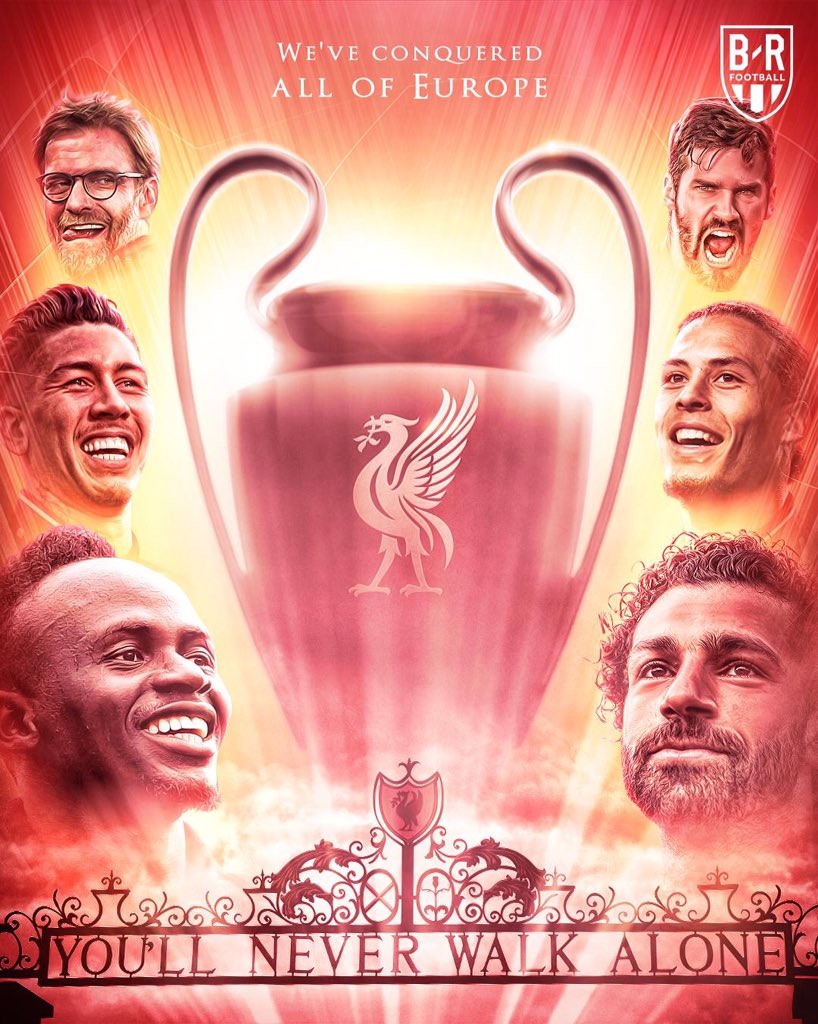 germanpach7's tweet photo. La figura de esta Champions League sin duda es Alisson Becker, llevando a conquistar el título del mejor de Europa.  Felicidades Liverpool !!! 🔴⚪️ #UCLfinal #ChampionsLeague https://t.co/L2G98AwWnx