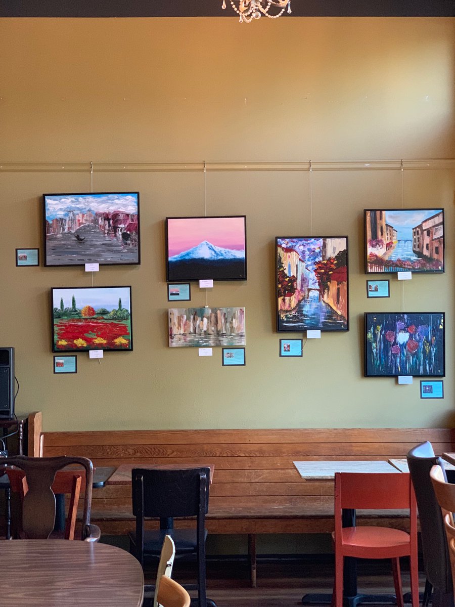 HopeAFineArtSEA's tweet photo. Please stop by Insomnia Coffee Co. (5389 E Main Street/W Baseline Rd, Hillsboro) during the month of June. I am honored to be the Featured Artist of the Month!
https://t.co/tB71L2Ijkw
#OregonArtist #HillsboroArtist #LocalArtist #InsomniaCoffeeCo #FeaturedArtist #HopeAngelFineArt https://t.co/ODtRkK3ZcM