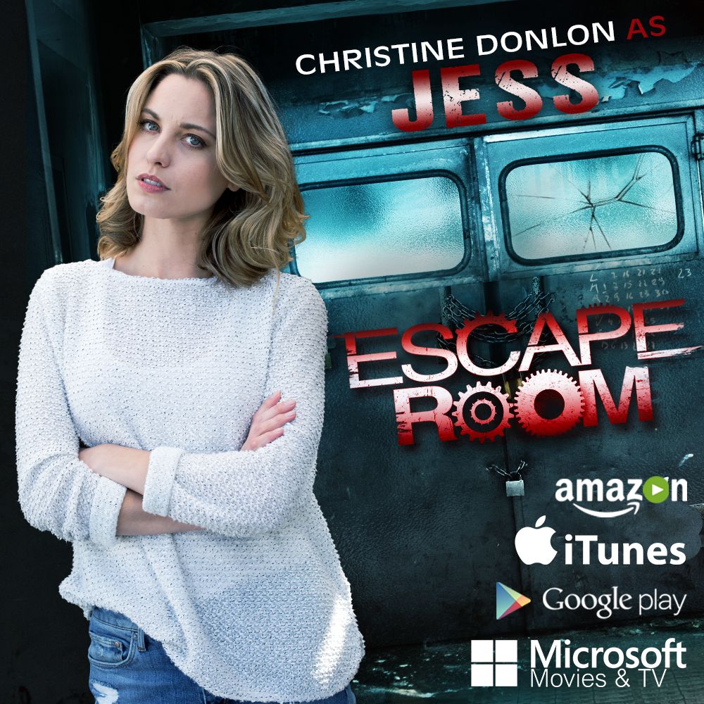 Although Jess may want to play this game just as much Angie, shes optimistic &amp; willing to help out. Will that help them to escape alive though!? Catch Christine Donlon as Jess in #EscapeRoom! buff.ly/2t7QBf0
.
#EscapeRoomMovie #ChristineDonlon #horror #scary #ratedr