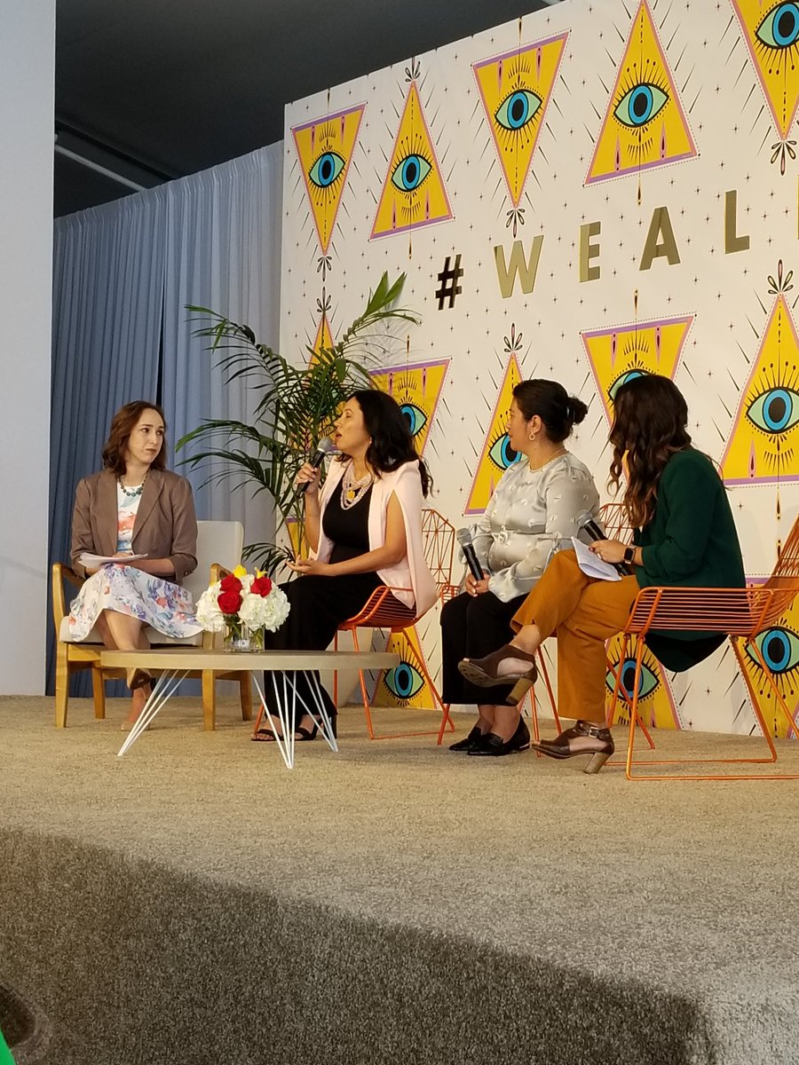 '60% of Latinas are financially stressed. ' Thank you @WellsFargo for hosting an important dialogue about preparing for a stronger financial future.  #LatinaWorth #WeAllGrow