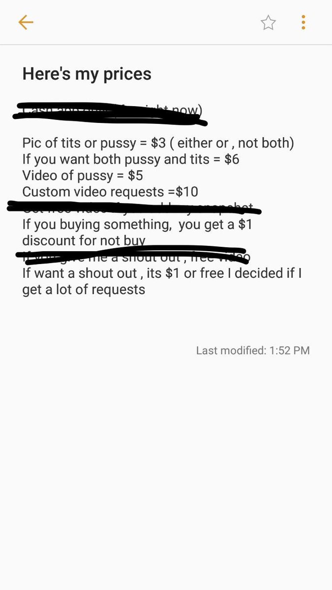 Jess27697426's tweet photo. My prices🤪  #horny #boobs #tits #pussy #porn #amateurporn #cumslut #blowjob #sex #slut #ass #dick #cock #jailbait #bbc #gangbang #cuckold #fuck #fuckme #whore #cumtribute #nude #naked #nudes https://t.co/7EADRBZ5SZ