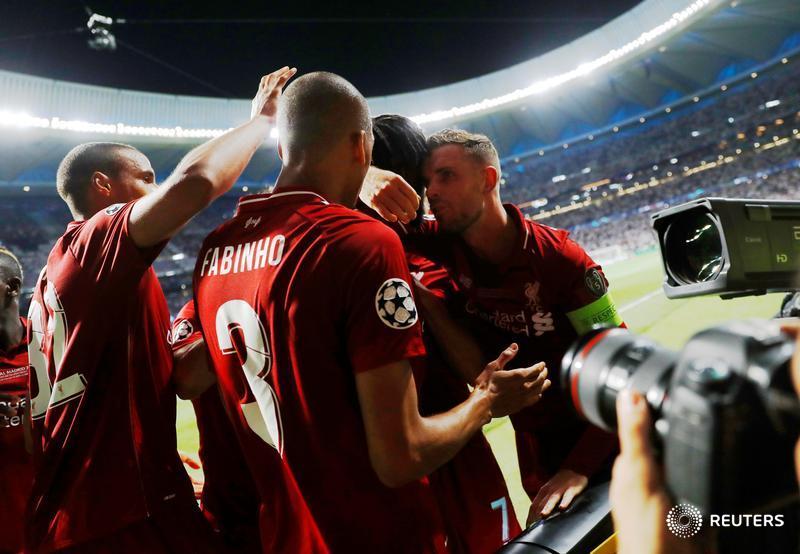 Reuters's tweet photo. Salah and Origi strike to give Liverpool Champions League triumph https://t.co/O6c7l1LaLu #UCLfinal https://t.co/OGRhfPjPP6