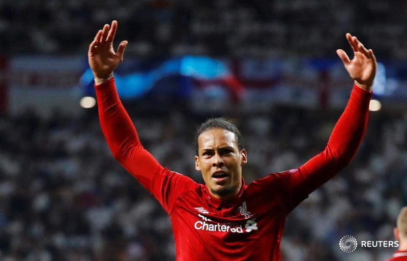 Reuters's tweet photo. Salah and Origi strike to give Liverpool Champions League triumph https://t.co/O6c7l1LaLu #UCLfinal https://t.co/OGRhfPjPP6